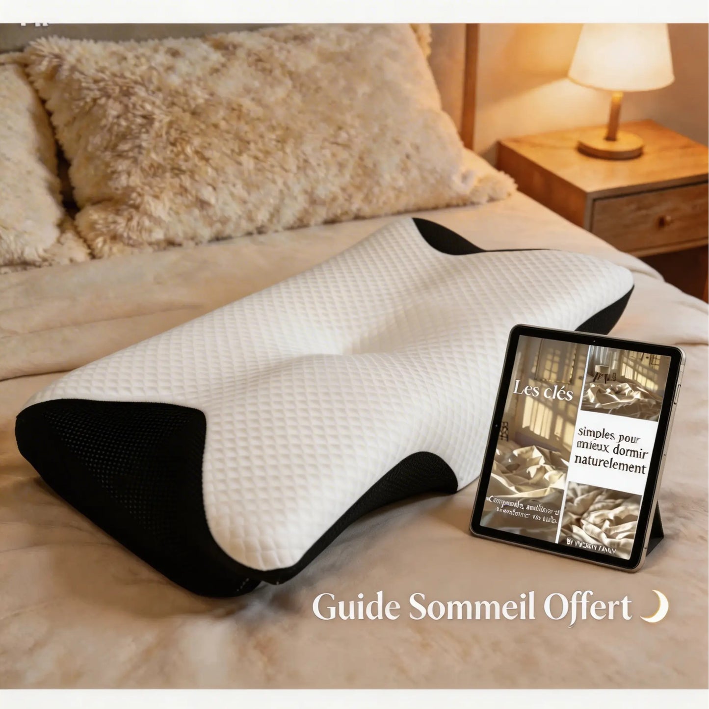 Oreiller Ergonomique – Confort & Sérénité