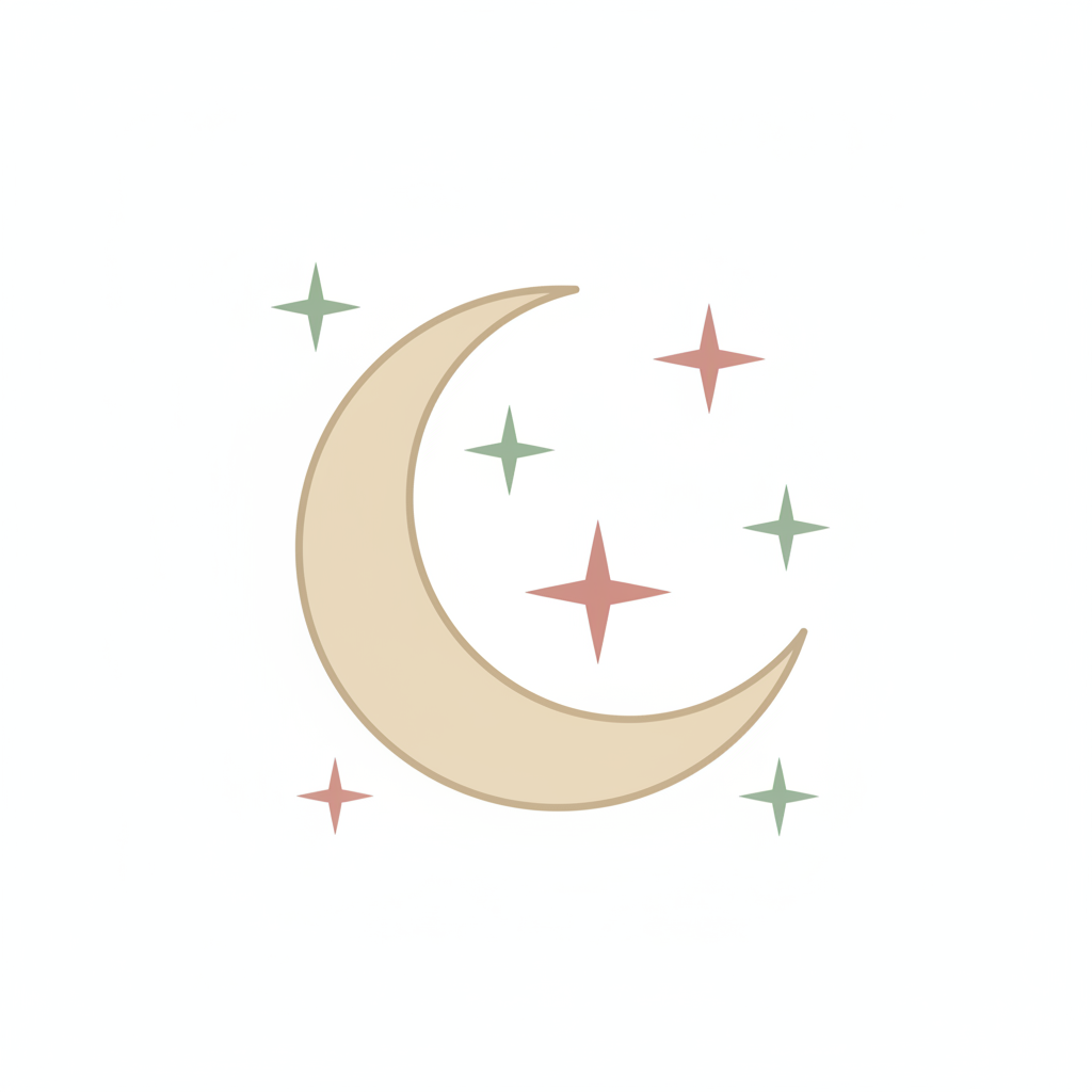 Icône lune et étoiles - Récupération